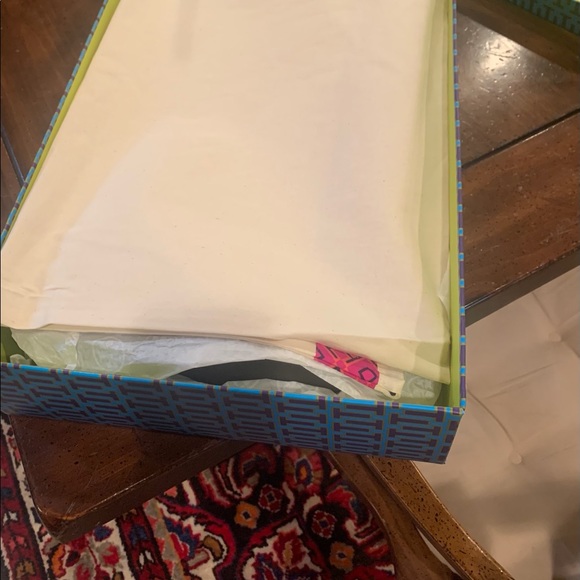 Tory Burch Derby riding boots in Almond - Picture 9 of 10